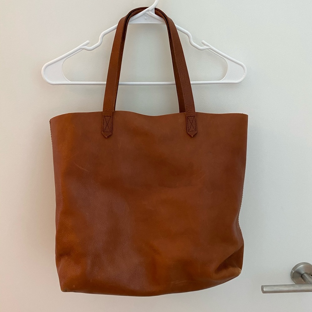 Madewell leather tote
